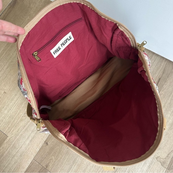 NEW Free People Magic Carpet Weekender Bag Embroidered Beaded NWT - Picture 11 of 12